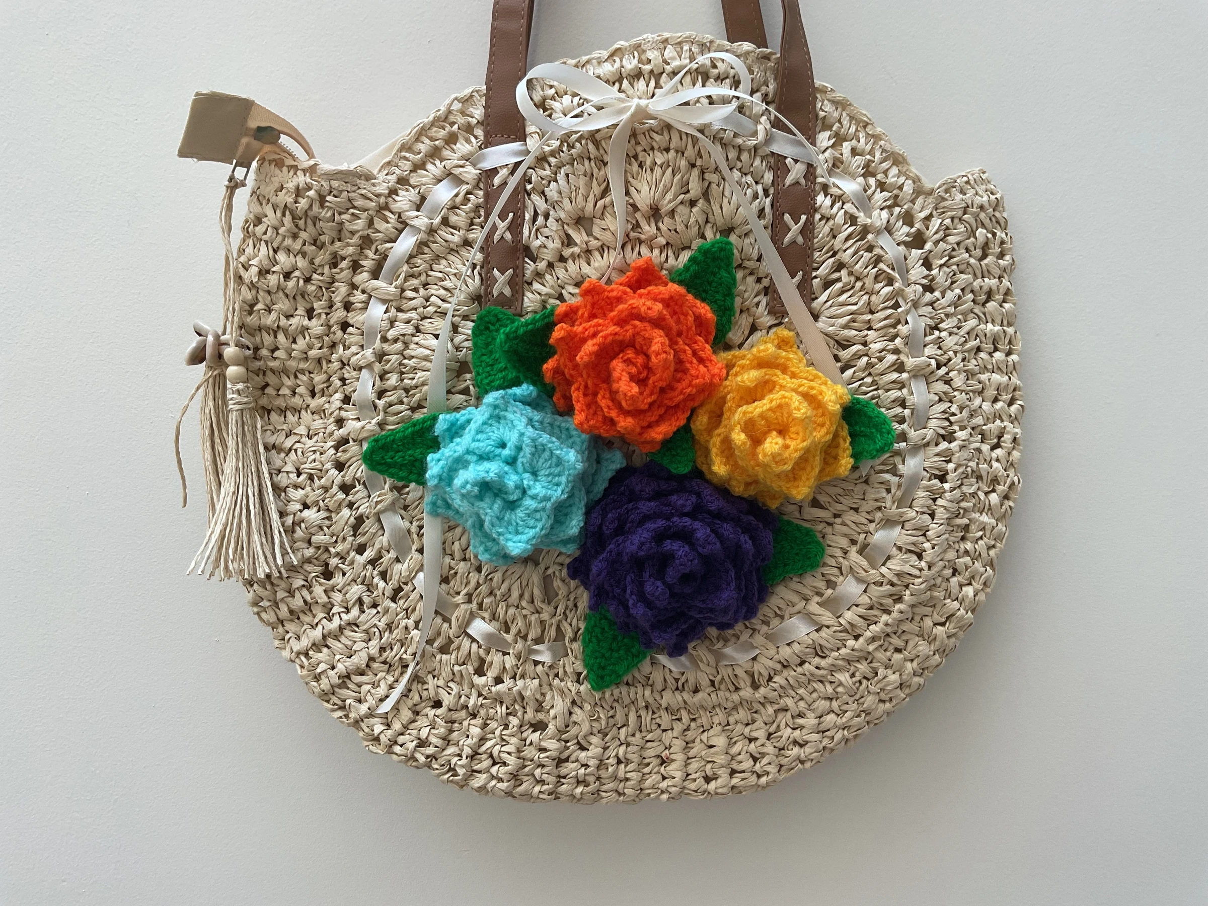 Tas love all roses, Made By Anne. SALE!